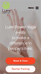 Mobile Screenshot of lumipoweryoga.com